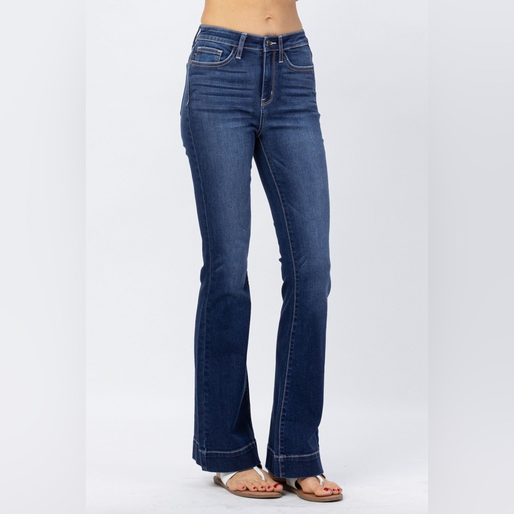 Judy Blue Dark Blue Flare Jeans